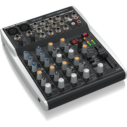 Behringer XENYX 1002SFX 10Ch Mixer W/USB & FX