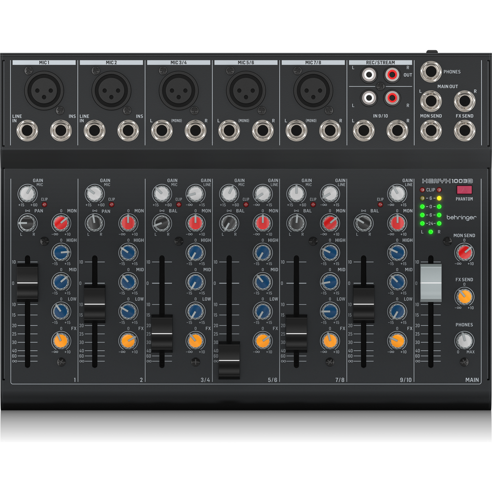 Behringer XENYX 1003B 10Ch Battery or Mains Powered Mixer