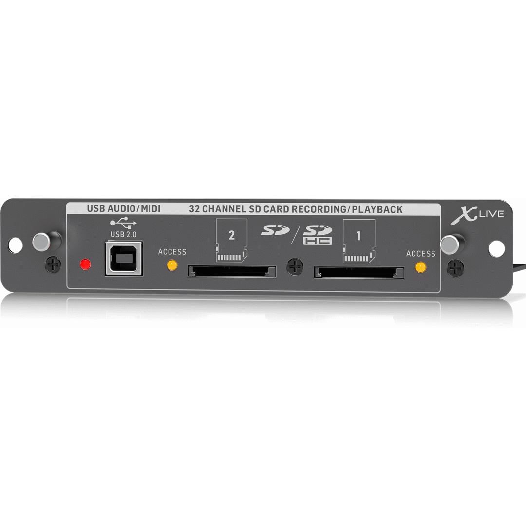 Behringer X-LIVE 32-Channel Expansion Card For X32 Live Recording/Playback