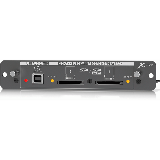 Behringer X-LIVE 32-Channel Expansion Card For X32 Live Recording/Playback