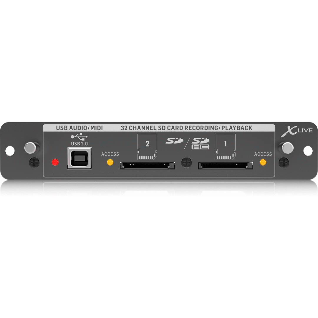 Behringer X-LIVE 32-Channel Expansion Card For X32 Live Recording/Playback