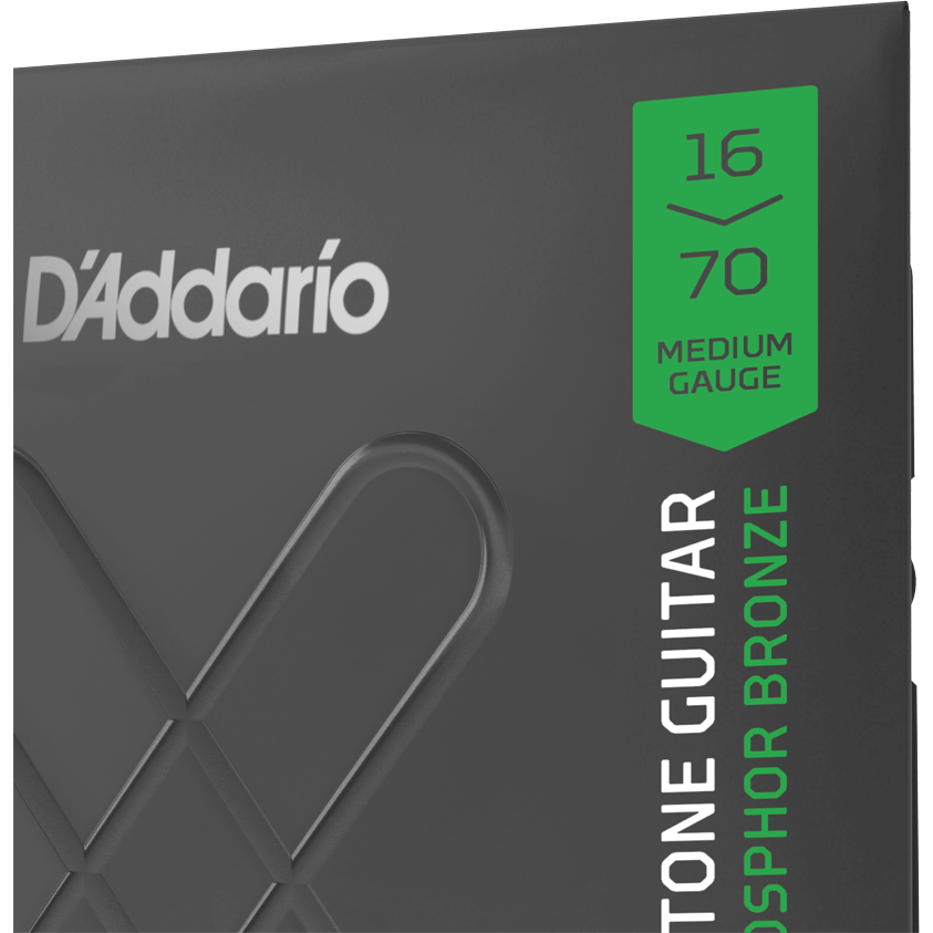 D'Addario XT Acoustic Phosphor Bronze – Baritone – Medium – 16-70
