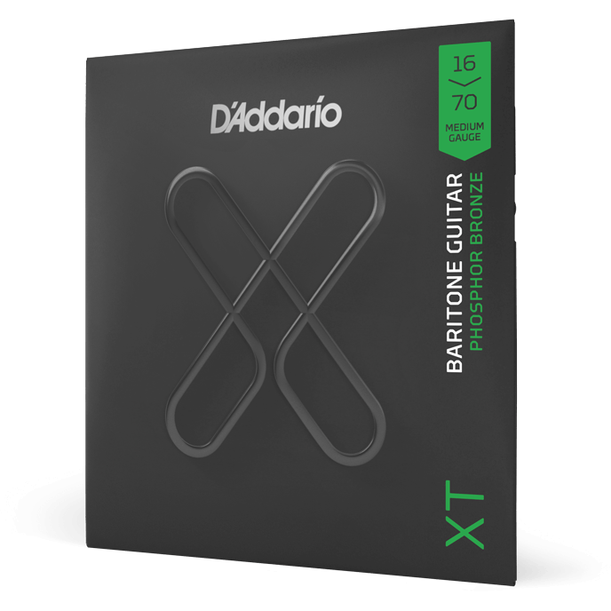 D'Addario XT Acoustic Phosphor Bronze – Baritone – Medium – 16-70