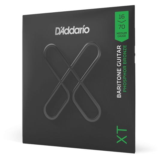 D'Addario XT Acoustic Phosphor Bronze – Baritone – Medium – 16-70