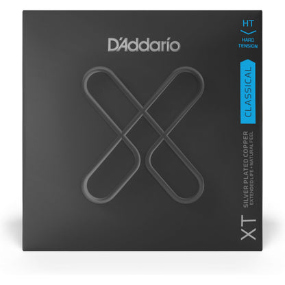 D'Addario XTC46 XT Classical Silver Plated Copper, Hard Tension