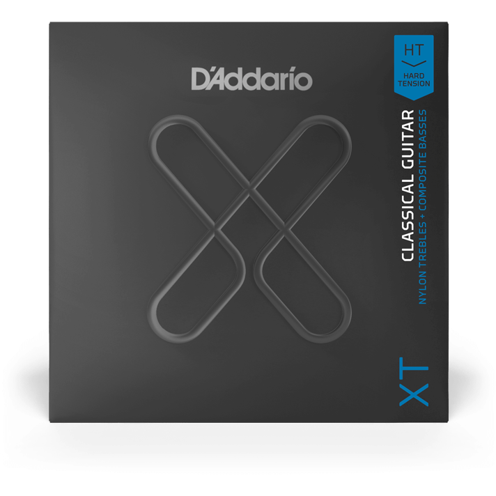 D'Addario XT Classical Silver-Plated Copper – Hard Tension
