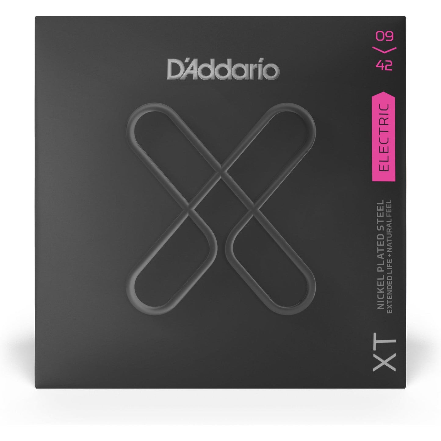 D'Addario XTE0942 XT Electric Nickel Plated Steel Electric Guitar Strings, Super Light, 09-42