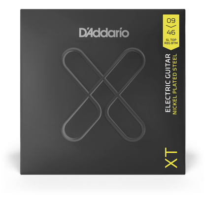 D'Addario XT Electric Nickel-Plated Steel – Super Light Top/Regular Bottom – 9-46