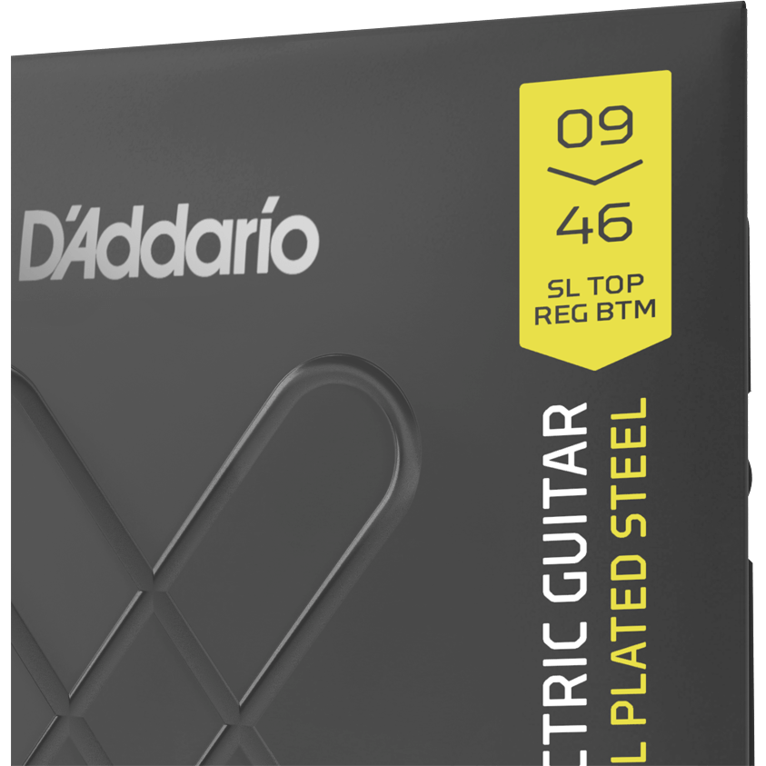 D'Addario XT Electric Nickel-Plated Steel – Super Light Top/Regular Bottom – 9-46