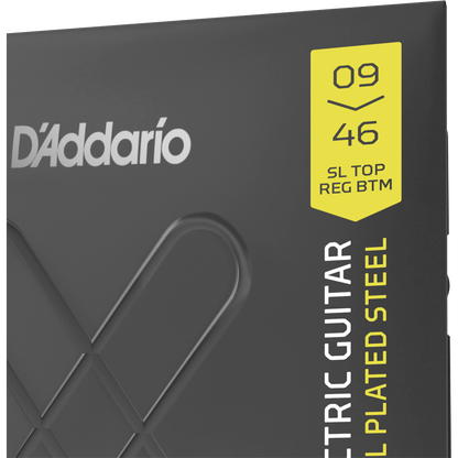D'Addario XT Electric Nickel-Plated Steel – Super Light Top/Regular Bottom – 9-46