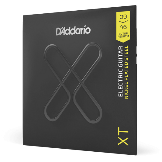 D'Addario XT Electric Nickel-Plated Steel – Super Light Top/Regular Bottom – 9-46