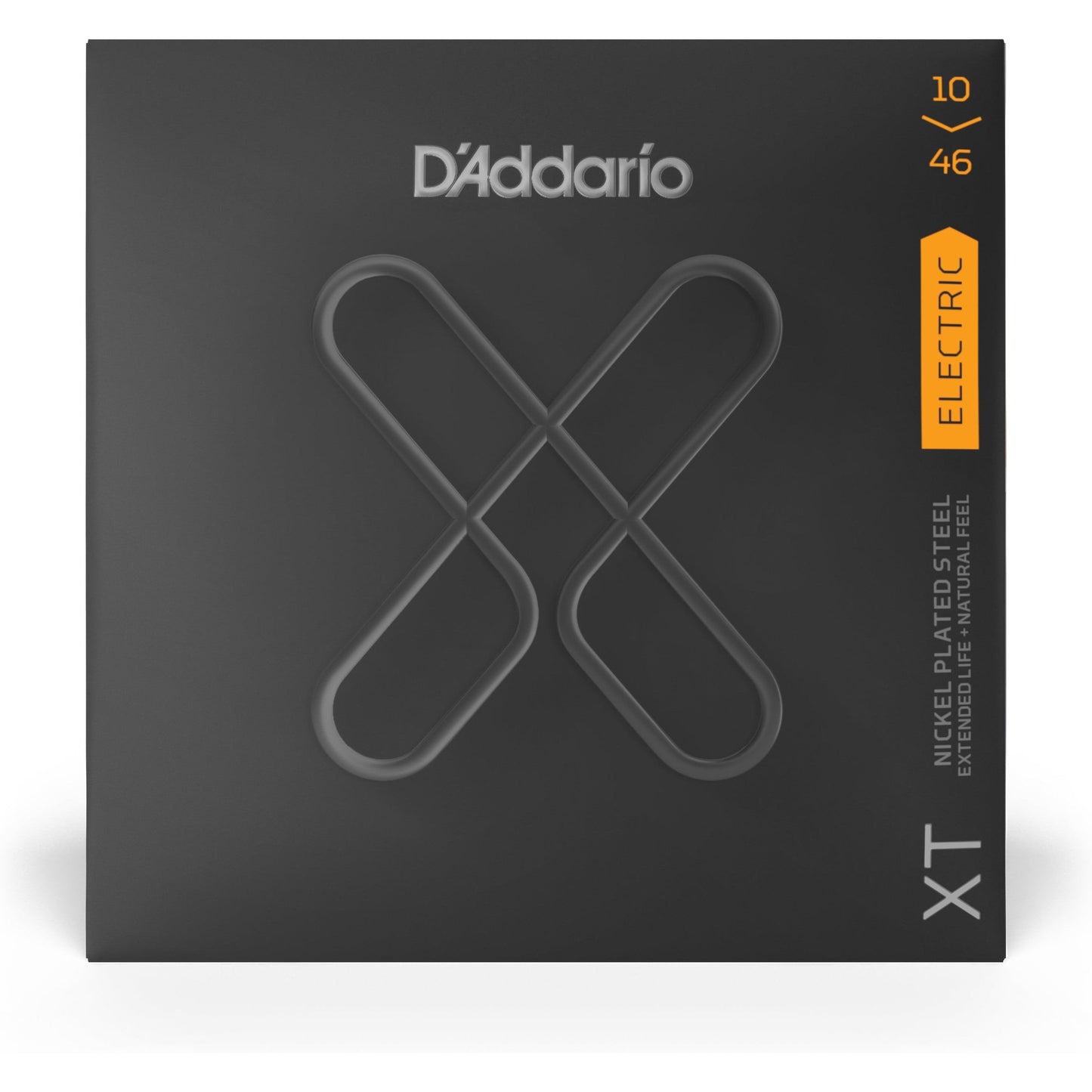 D'Addario XTE1046 XT Electric Nickel Plated Steel Electric Guitar Strings, Regular Light, 10-46