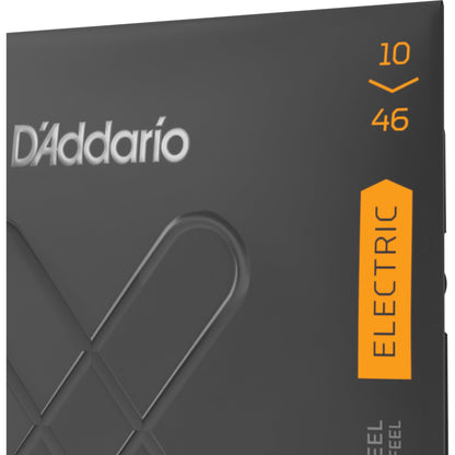 D'Addario XTE1046 XT Electric Nickel Plated Steel Electric Guitar Strings, Regular Light, 10-46