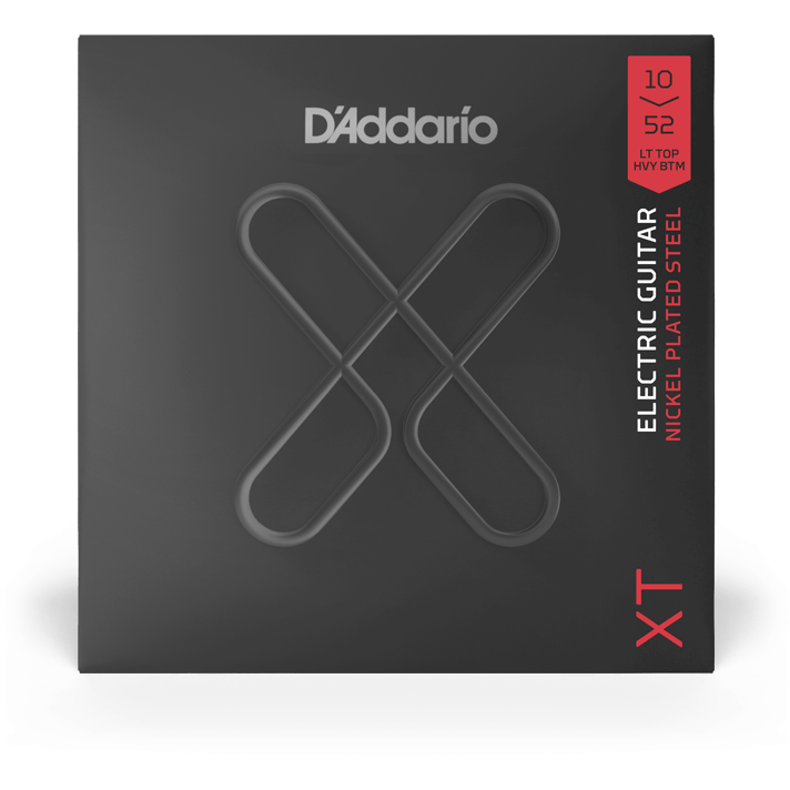 D'Addario XT Electric Nickel-Plated Steel – Light Top/Heavy Bottom – 10-52
