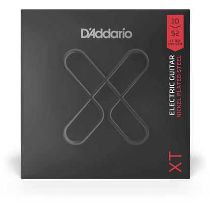 D'Addario XT Electric Nickel-Plated Steel – Light Top/Heavy Bottom – 10-52