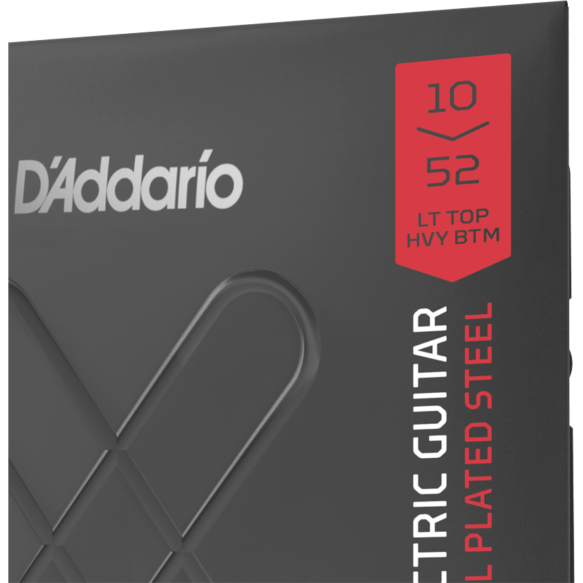 D'Addario XT Electric Nickel-Plated Steel – Light Top/Heavy Bottom – 10-52