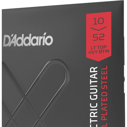 D'Addario XT Electric Nickel-Plated Steel – Light Top/Heavy Bottom – 10-52
