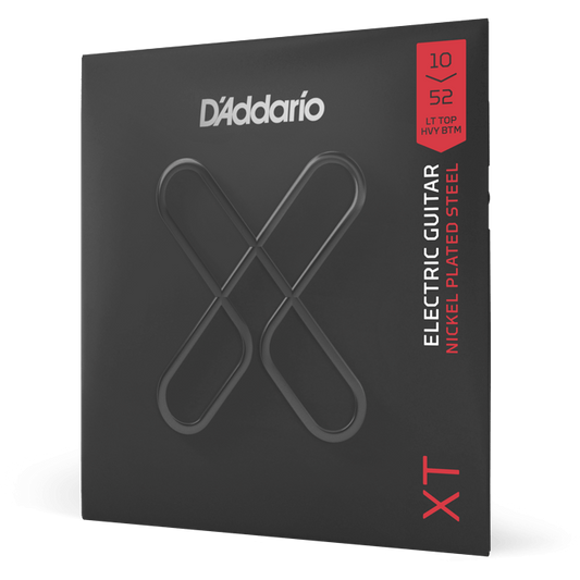 D'Addario XT Electric Nickel-Plated Steel – Light Top/Heavy Bottom – 10-52