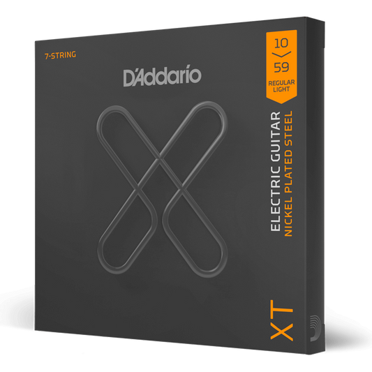 D'Addario XT Electric Nickel-Plated Steel – 7 String – Regular Light – 10-59
