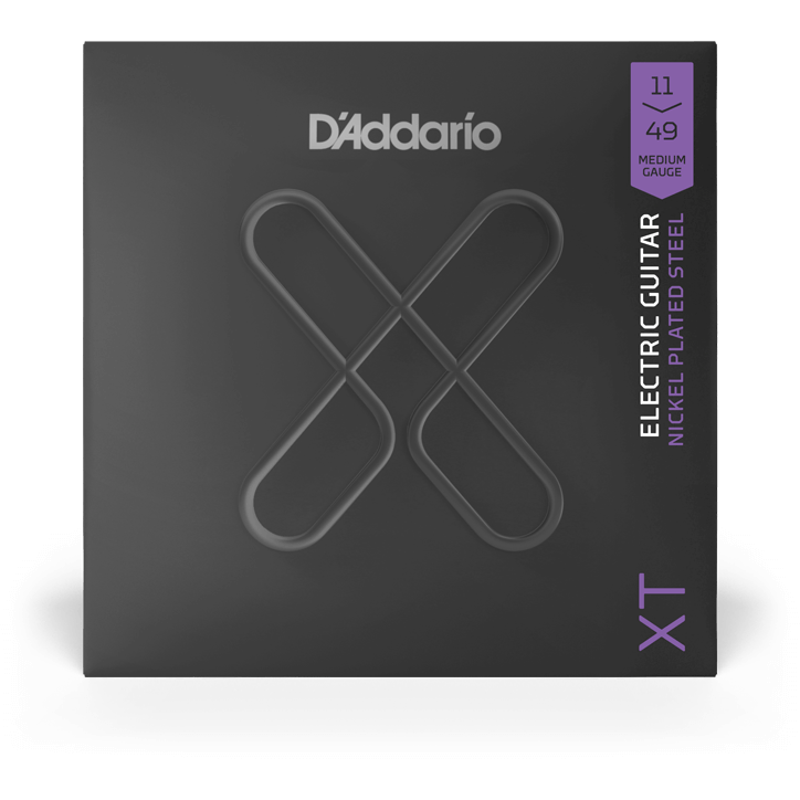 D'Addario XT Electric Nickel-Plated Steel – Medium – 11-49