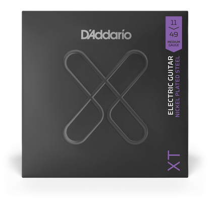 D'Addario XT Electric Nickel-Plated Steel – Medium – 11-49