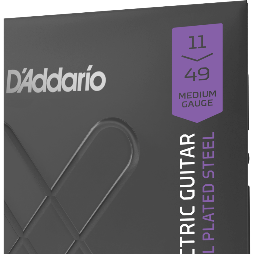 D'Addario XT Electric Nickel-Plated Steel – Medium – 11-49