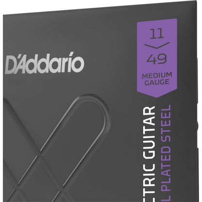 D'Addario XT Electric Nickel-Plated Steel – Medium – 11-49