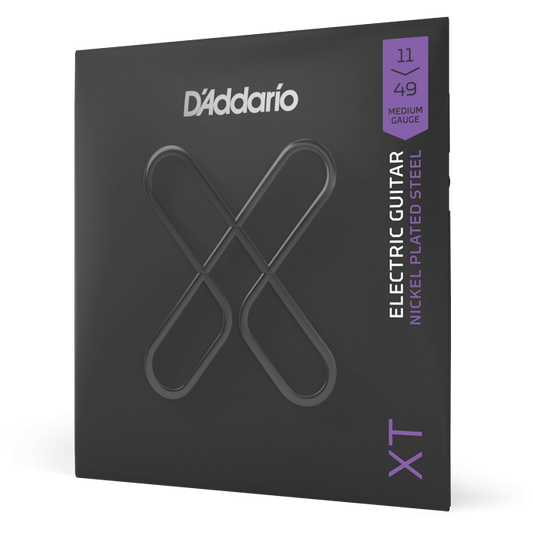 D'Addario XT Electric Nickel-Plated Steel – Medium – 11-49 (3 Pack)