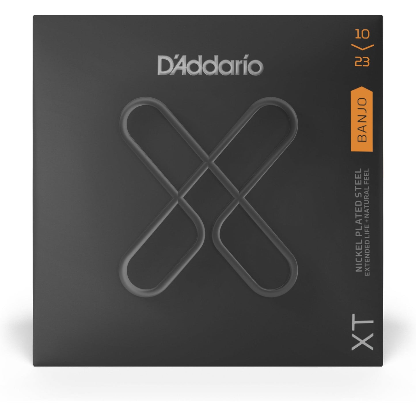 D'Addario XTJ1023 XT Nickel Plated Steel Banjo Strings, Medium, 10-23