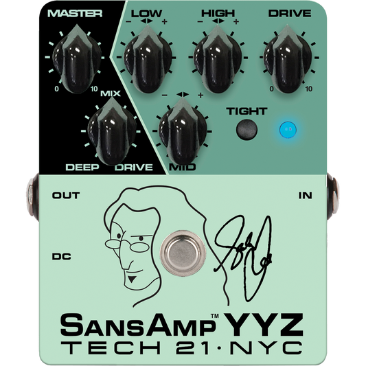 TECH 21 Sansamp YYZ Geddy Lee Signature Pedal