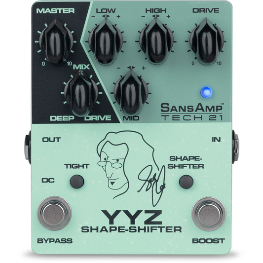 TECH 21 Sansamp YYZ Shape Shifter Geddy Lee Signature Pedal