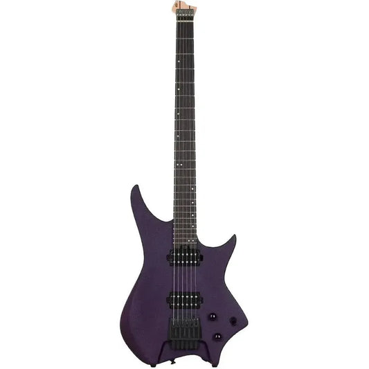 HILS HN3 BAR – Satin Metallic Deep Purple – Headless 6-String Guitar