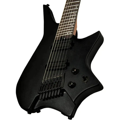 HILS HZ7 – Satin Galaxy Black – Headless 7-String Guitar