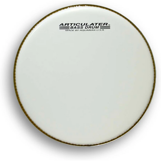 Aquarian Articulator – Batter Bass Drumhead – White – 14″ (MAB14WH)