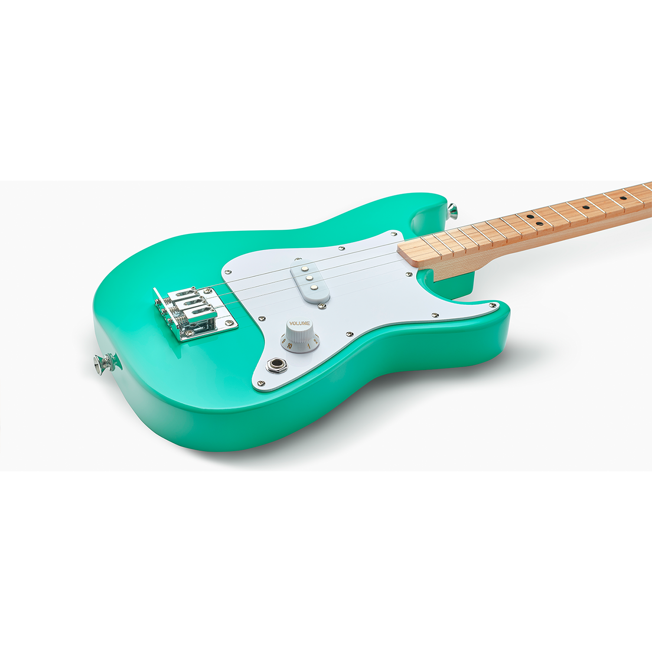 Fender X Loog Stratocaster 3-String Electric Guitar Green