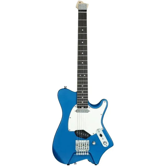 HILS HNT1R – Satin Metallic Ocean Blue – Headless 6-String Guitar