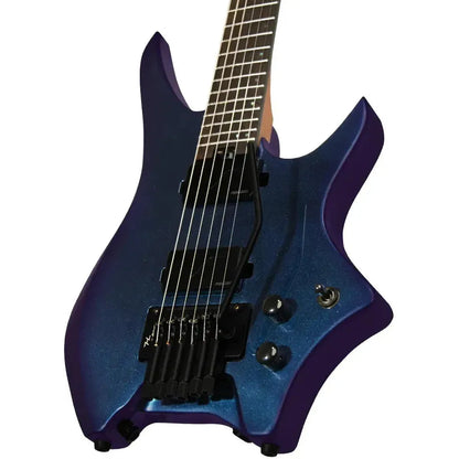 HILS HN6 – Gloss Ultra Violet – Headless 6-String Guitar