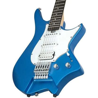 HILS HNS1R – Satin Metallic Ocean Blue – Headless 6-String Guitar