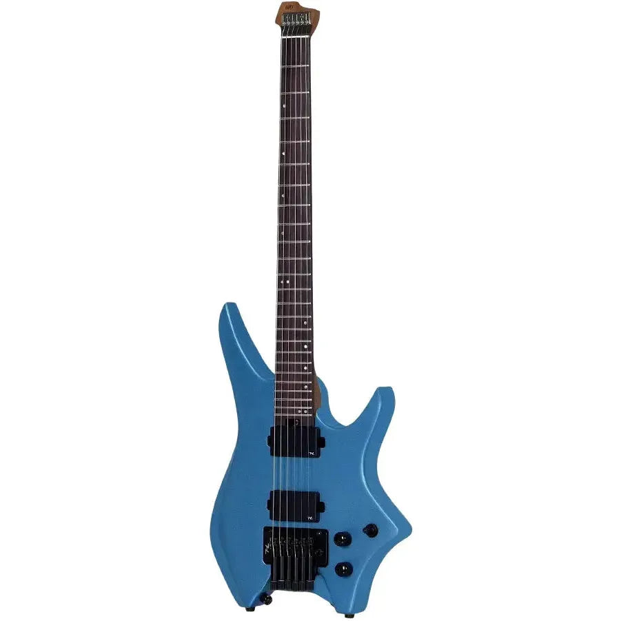 HILS HN5 – Satin Metallic Electric Blue – Headless 6-String Guitar