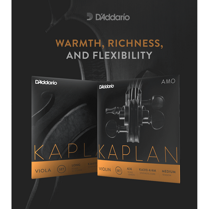 D'Addario Kaplan Amo Viola A String – Long Scale – Medium Tension
