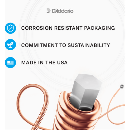 D'Addario 80/20 Bronze Acoustic Guitar Strings – 12 String – 10-47