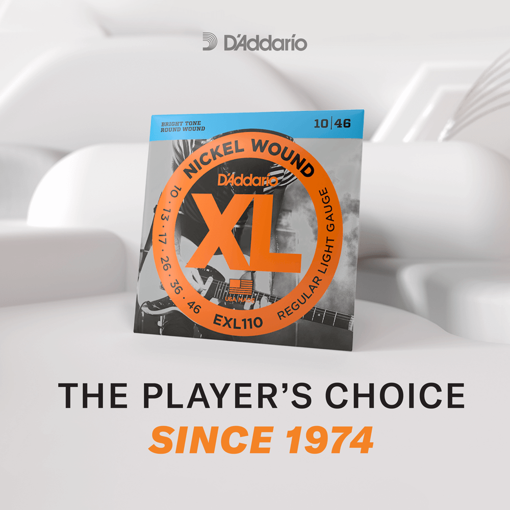 D'Addario XL Nickel Wound Electric Guitar Strings – Extra Super Light – 8-38