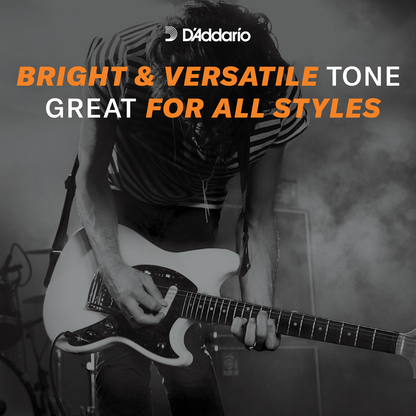 D'Addario XL Nickel Wound Electric Guitar Strings – Extra Super Light Plus – 8.5-39