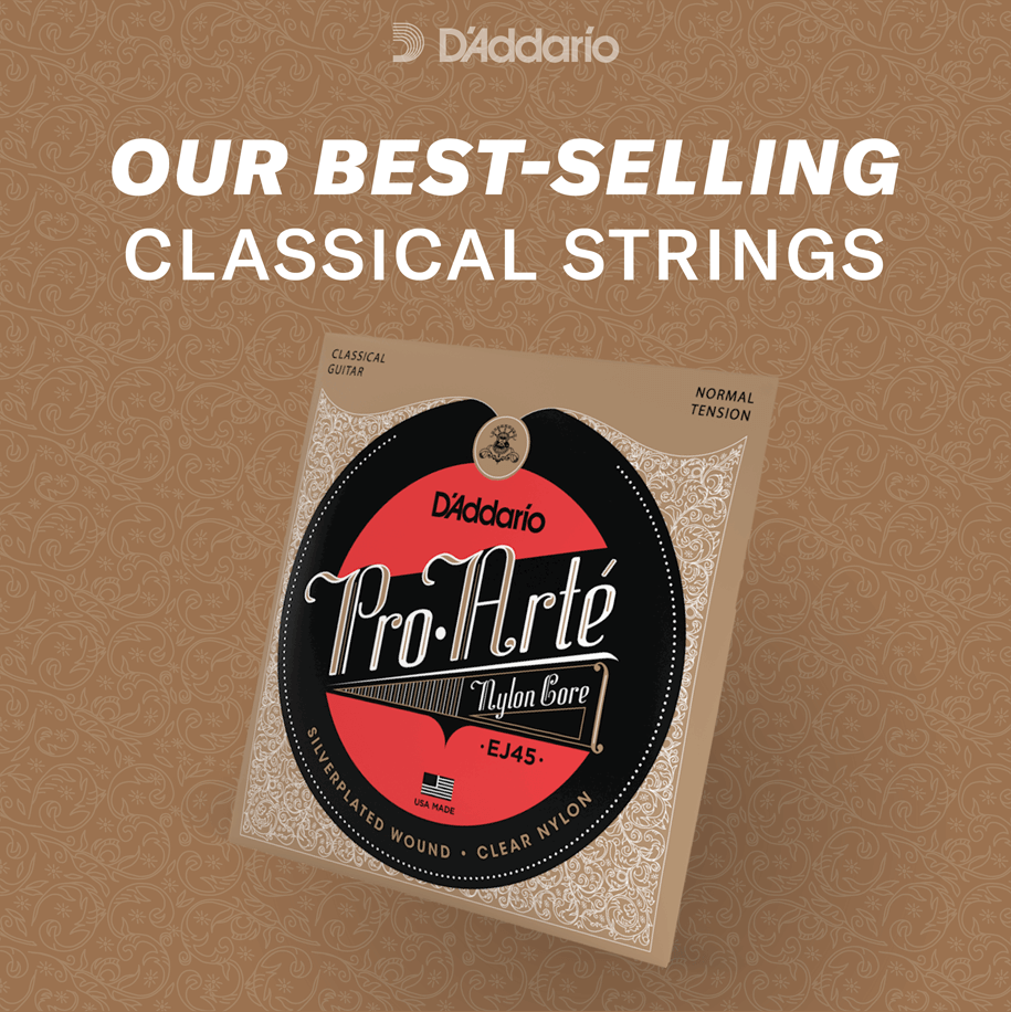 D'Addario Pro-Arte Composite Classical Guitar Strings – Extra Hard Tension