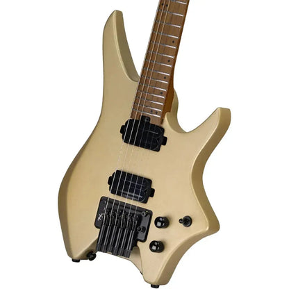 HILS HN4 – Satin Summer Sand – Headless 6-String Guitar