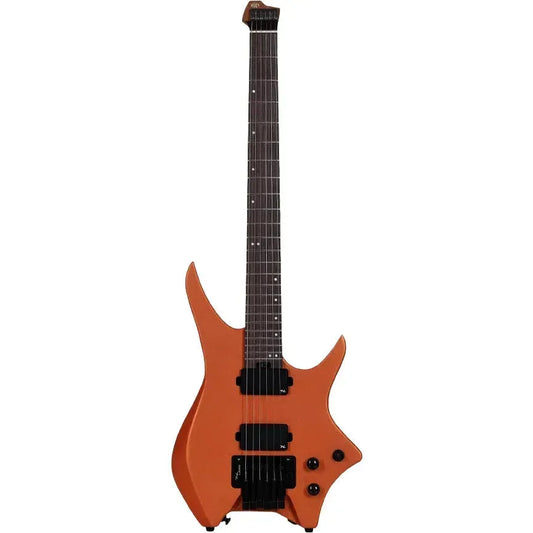 HILS HN5 – Satin Metallic Coral Orange – Headless 6-String Guitar