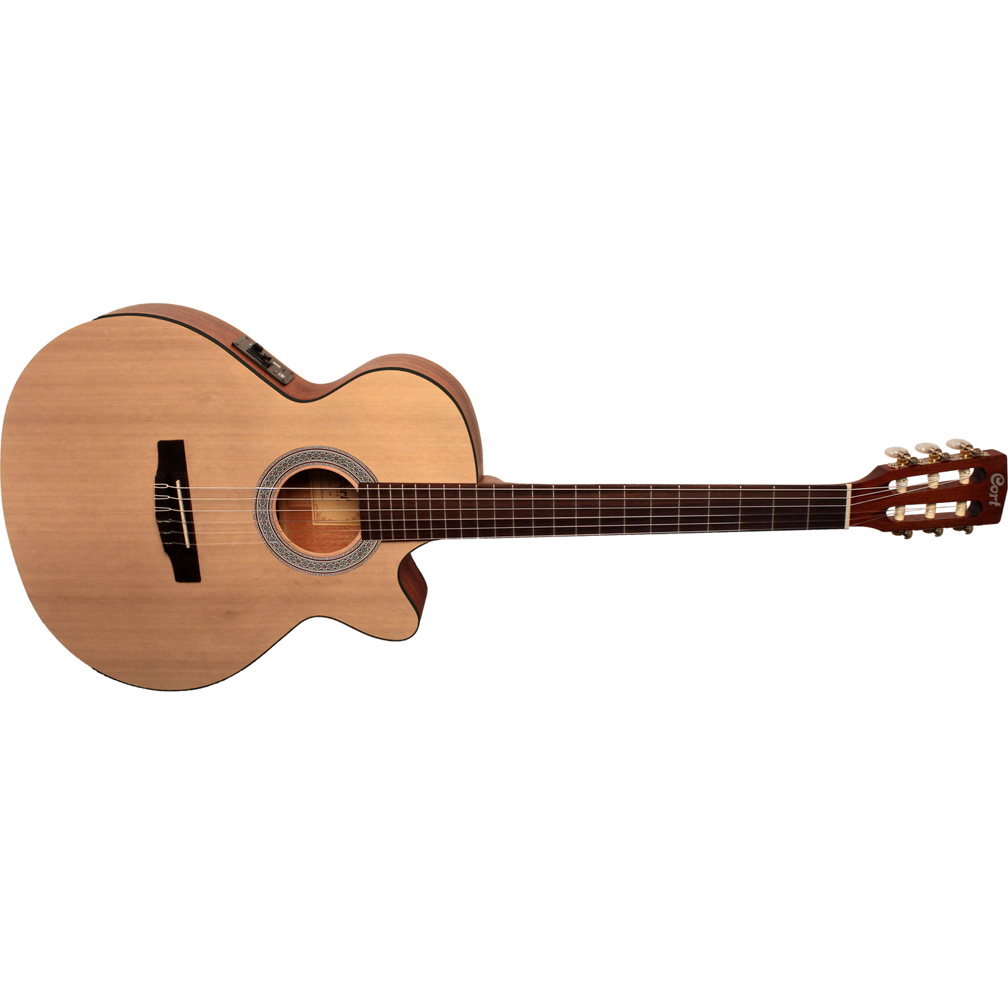 Cort CEC1 OP SLIM CLASSIC Open Pore Natural Classical Cutaway Acoustic Guitar