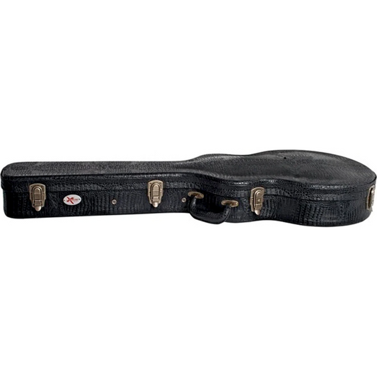 Xtreme ES-335 Jazz Guitar Hard Case - Black Croc Vinyl HC3049