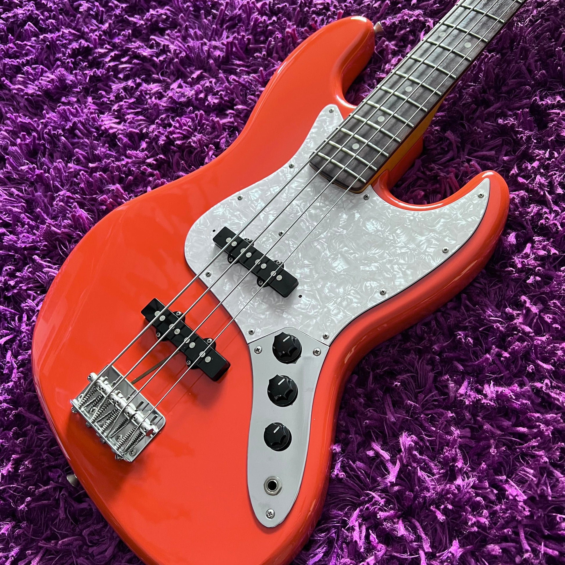Fender Japan Jazz Bass JB62 Fiesta Red美品 Fender Japan Jazz Bass JB62 Fiesta Red美品