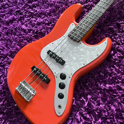 1999-2002 Fender JB-62 Jazz Bass '62 Reissue (Fiesta Red) (CIJ)